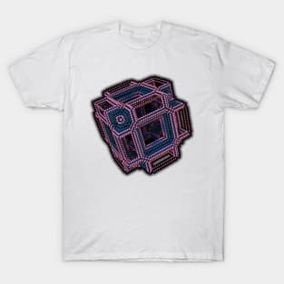 3-D Box - Mandelbulb 3D Fractal Rendering T-Shirt